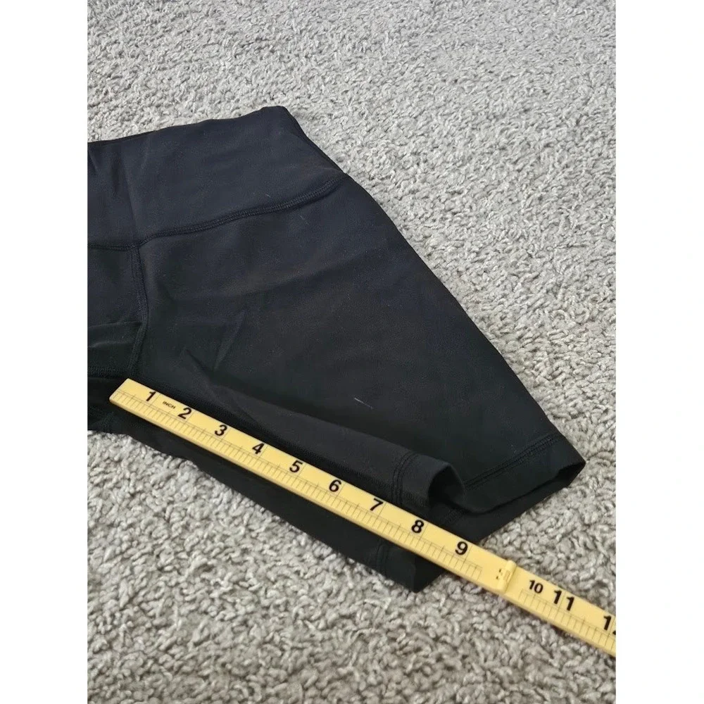 Lululemon Align High-Rise Biker Shorts Women Size 4 Black Yoga Workout
